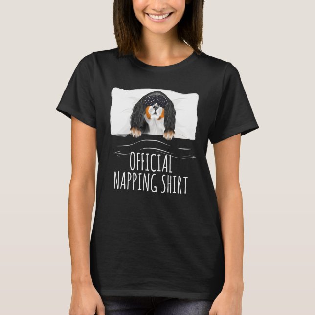 Camiseta Cavalier King Charles Spaniel de Máscara Durmiente (Anverso)