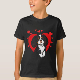 Camiseta Cavalier King Charles Spaniel del Día de San Valen