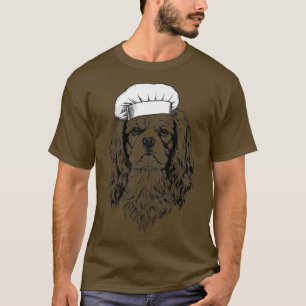 Camiseta Cavalier King Charles Spaniel Dog Cocinero Funny