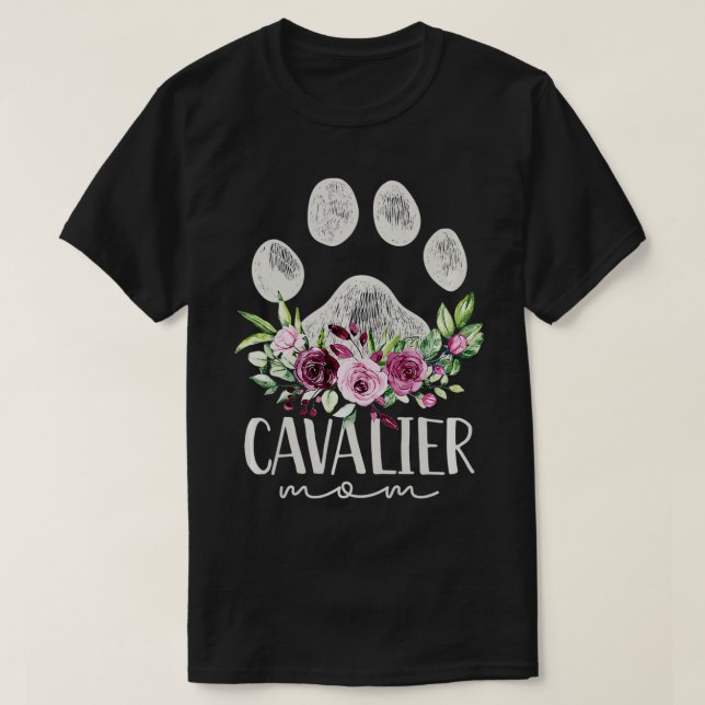 Camiseta Cavalier King Charles Spaniel Dog Mom Gift (Diseño del anverso)