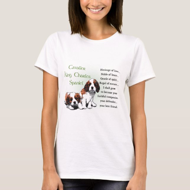 Camiseta Cavalier King Charles Spaniel Gifts (Anverso)