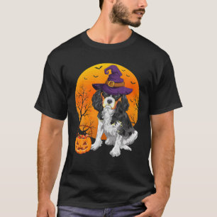 Camiseta Cavalier King Charles Spaniel Gorra de Brujas de H