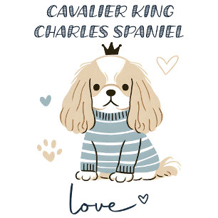 Camiseta Cavalier King Charles Spaniel Love