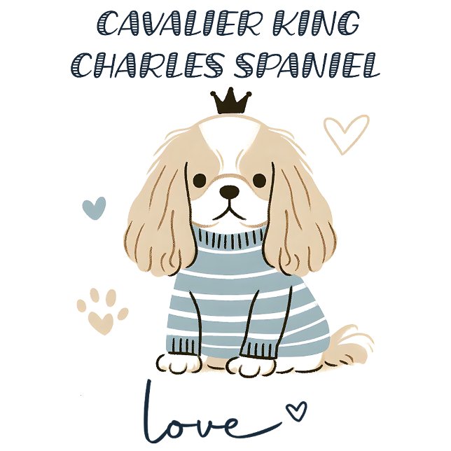 Camiseta Cavalier King Charles Spaniel Love (Subido por el creador)