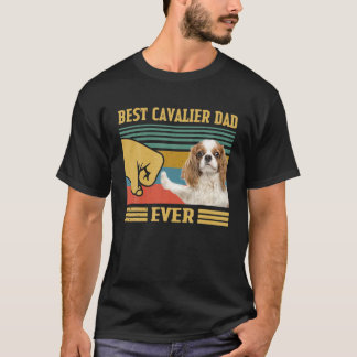 Camiseta Cavalier King Charles Spaniel Mejor Perro Papá Vi