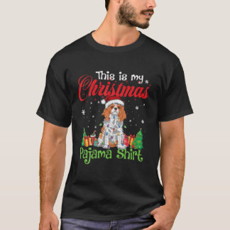 Camiseta Cavalier King Charles Spaniel Navidades Pajama Dog