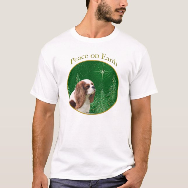 Camiseta Cavalier King Charles Spaniel Peace (Anverso)