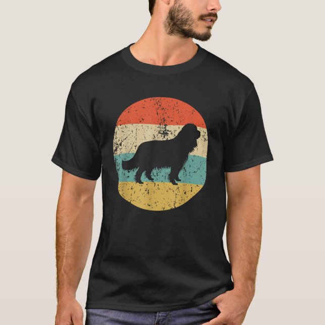 Camiseta Cavalier King Charles Spaniel Perro Retro (Anverso)