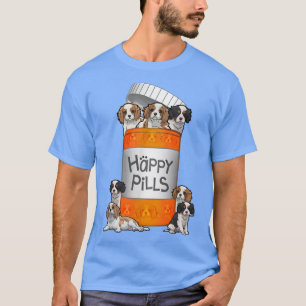 Camiseta Cavalier King Charles Spaniel Píldoras felices