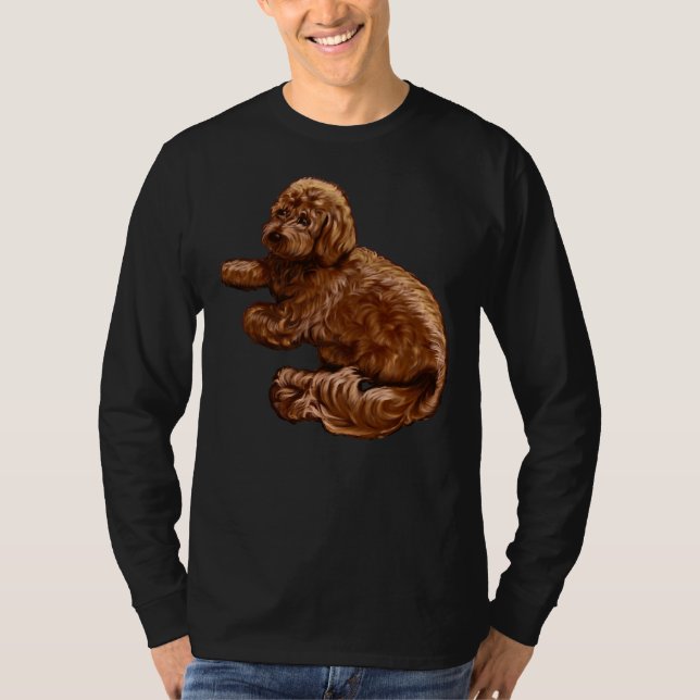 Camiseta Cavalier King Charles Spaniel Poodle Cavapoo Puppy (Anverso)