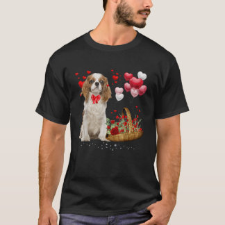 Camiseta Cavalier King Charles Spaniel Red Heart Valentine