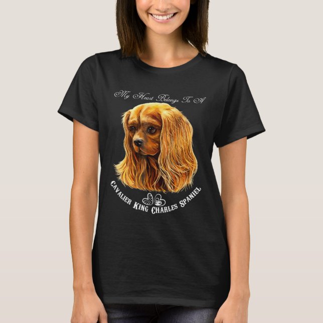 Camiseta Cavalier King Charles Spaniel Ruby (Anverso)