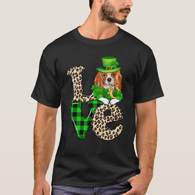 Camiseta Cavalier King Charles Spaniel St. Patricks Day Fun (Anverso)
