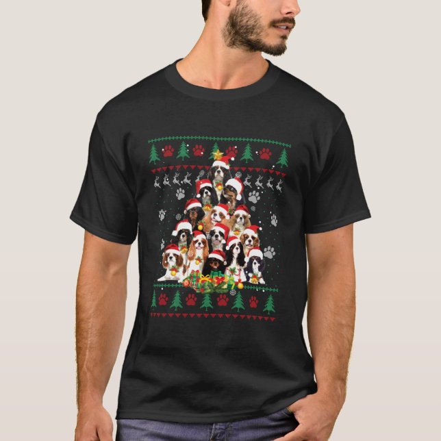 Camiseta Cavalier King Charles Spaniel Tree Ugly (Anverso)