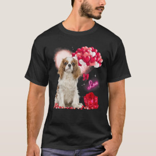 Camiseta Cavalier King Charles Spaniel Valent de Corazón e