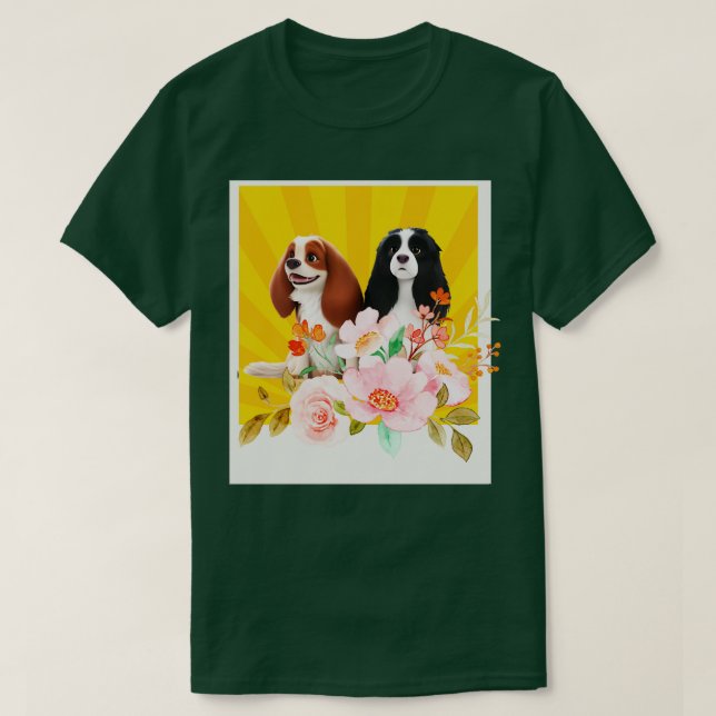 Camiseta Cavalier King Charles Spaniels 1 (Diseño del anverso)