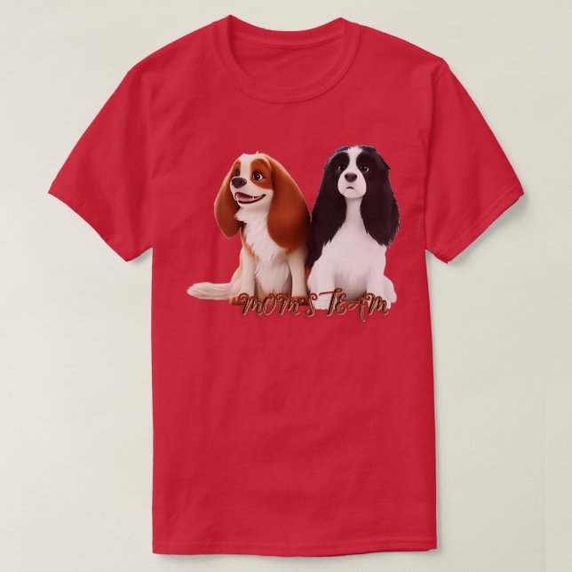 Camiseta Cavalier King Charles Spaniels 2 (Diseño del anverso)
