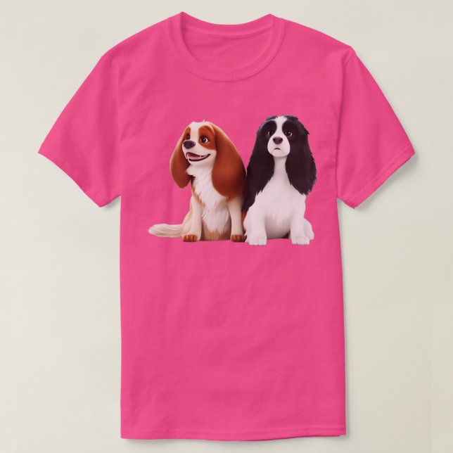 Camiseta Cavalier King Charles Spaniels 3 (Diseño del anverso)