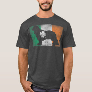 Camiseta Cavalier King CharlesPatrick's Day Bandera irlande
