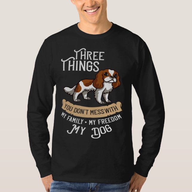 Camiseta Cavalier King Charlies Spaniel Dog Puppies Owner (Anverso)