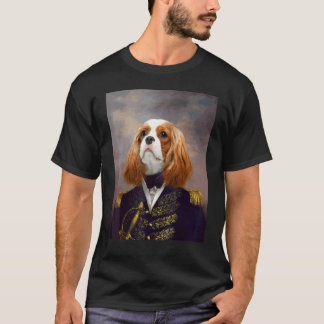 Camiseta Cavalier Spaniel Rey Perro Renacimiento Retrato Ma