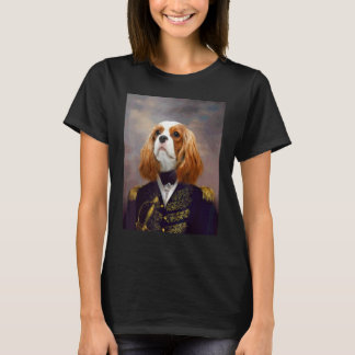 Camiseta Cavalier Spaniel Rey Perro Renacimiento Retrato Ma