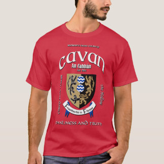 Camiseta Cavan Irlanda Escudo irlandés escudo de armas