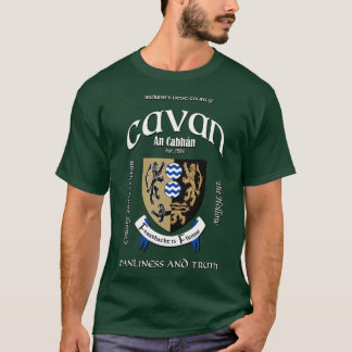 Camiseta Cavan Irlanda Escudo irlandés escudo de armas