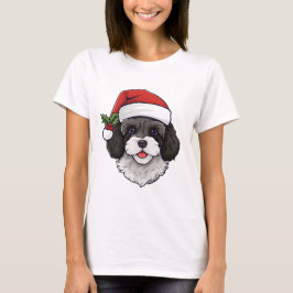 Camiseta Cavapoo Cavoodle - Blanco y negro