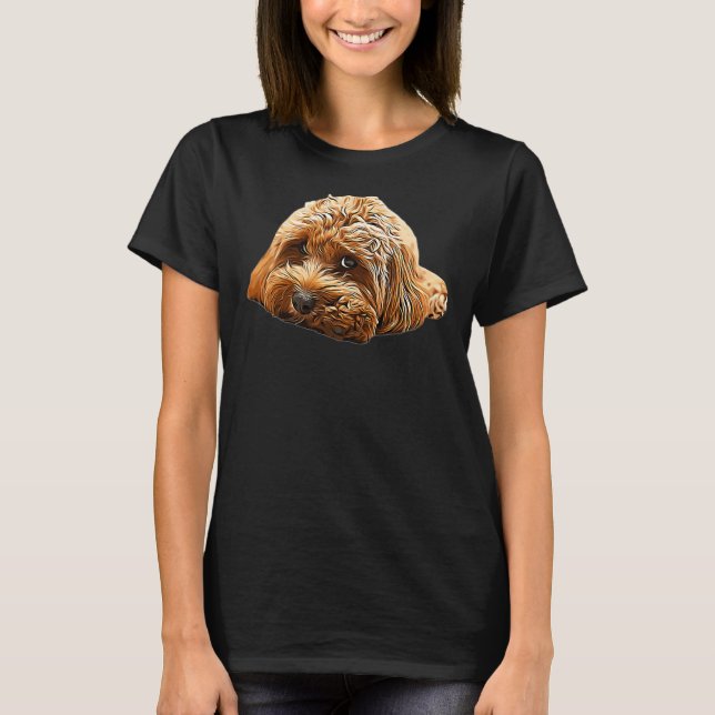 Camiseta Cavapoo Cavoodle Cockerpoo Puppy Designer Dog Pood (Anverso)