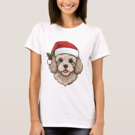 Camiseta Cavapoo Cavoodle - crema
