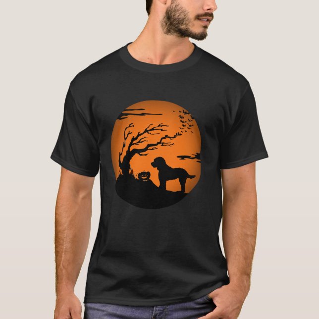 Camiseta Cavapoo Halloween T Shirt (Anverso)