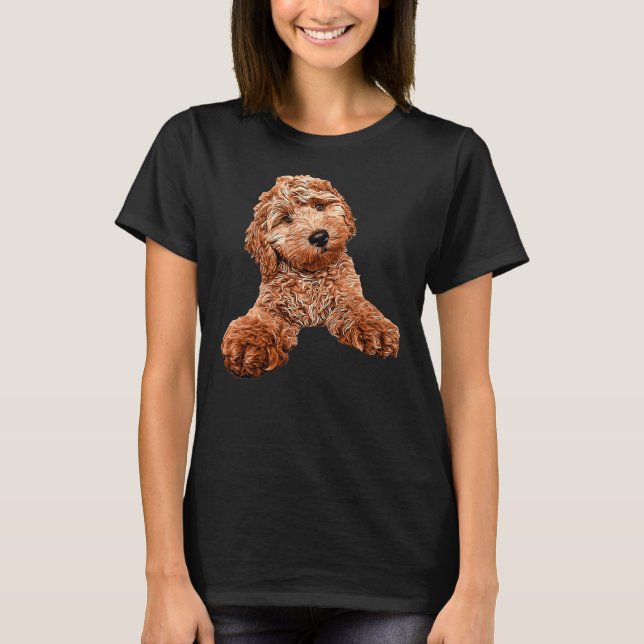 Camiseta Cavapoo Labradoodle Goldendoodle Poodle Mix (Anverso)