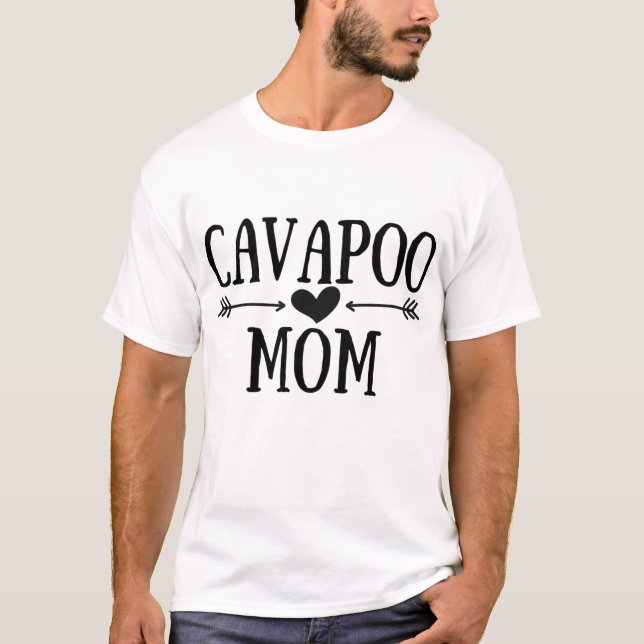 Camiseta Cavapoo Mom Gracioso Regalos de Cavapoos para muje (Anverso)