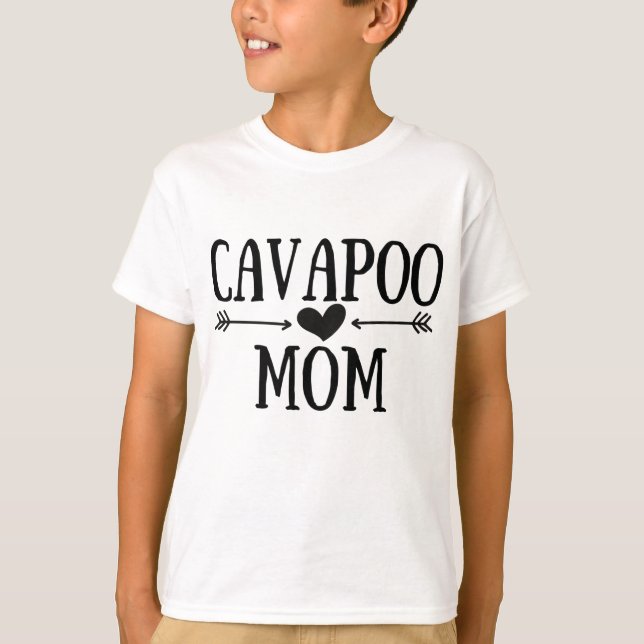 Camiseta Cavapoo Mom Gracioso Regalos de Cavapoos para muje (Anverso)