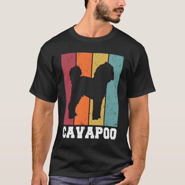 Camiseta Cavapoo Vintage  2 (Anverso)