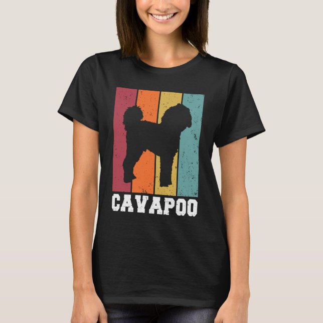 Camiseta Cavapoo Vintage  2 (Anverso)