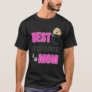 Camiseta Cavapoochon en el bolsillo Perro Cachorro lindo Me