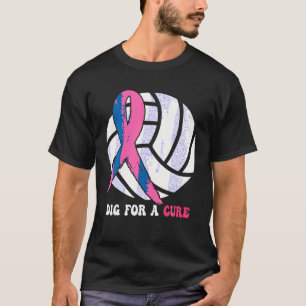 Camiseta Cavar Para Una Cura Para Concienciar Sobre El Cánc