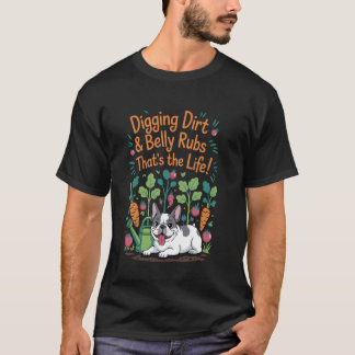 Camiseta Cavar Tierra Masajes de Barriga Bulldog Francés Ja