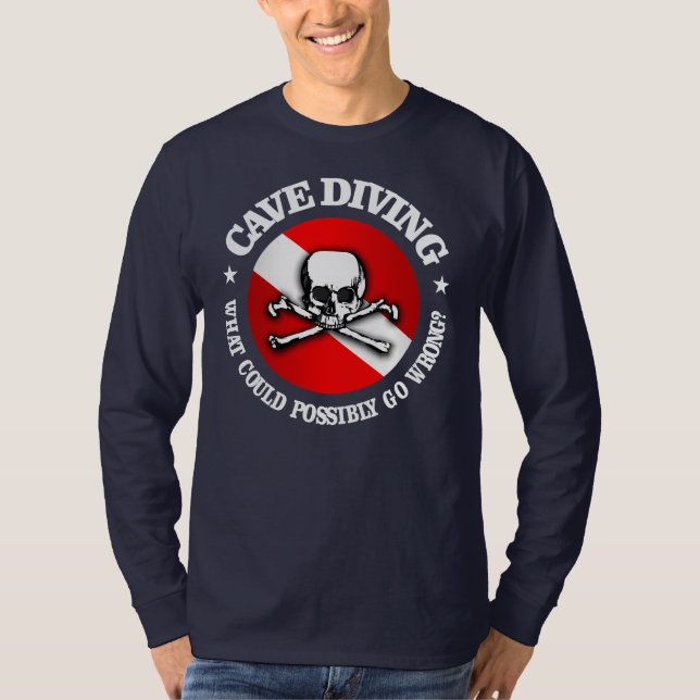 Camiseta Cave Diving (Calavera) (Anverso)