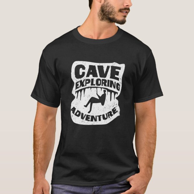 Camiseta Cave Exploring Adventure Caving Spelunking Spelolo (Anverso)