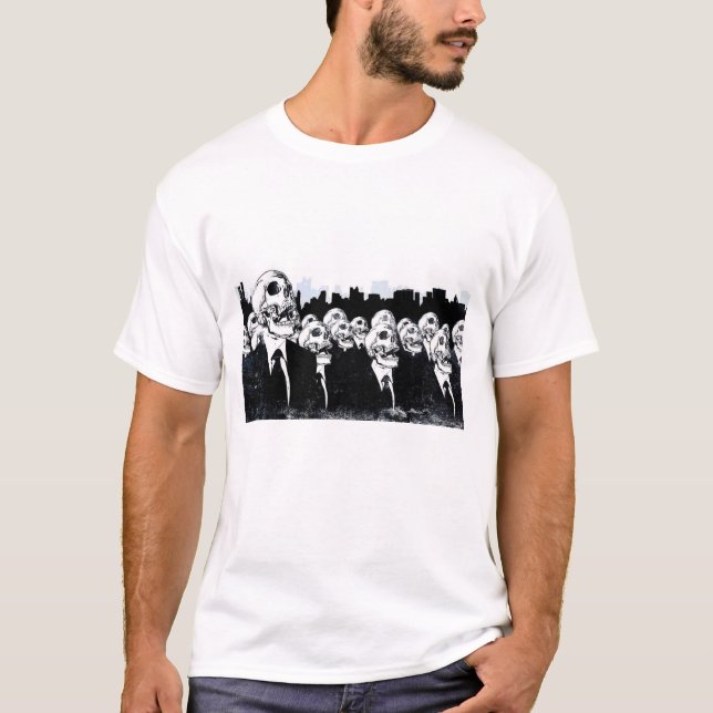 Camiseta caveiras (Anverso)