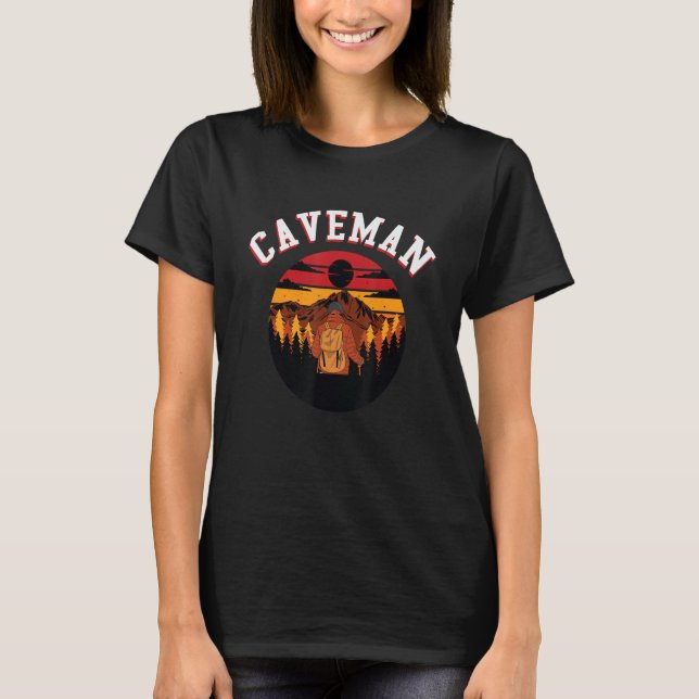 Camiseta Caveman Cave Explorer Caving (Anverso)