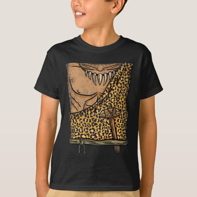 Camiseta Caveman Costume Halloween (Anverso)