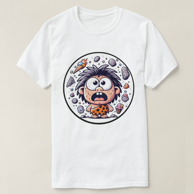 Camiseta Caveman Ice Cream Chaos Men's T-Shirt (Diseño del anverso)