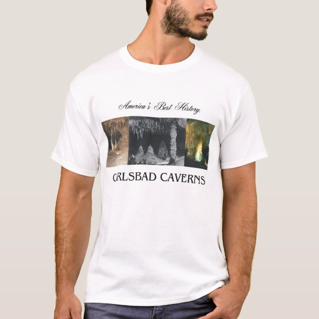 Camiseta Cavernas de ABH Carlsbad (Anverso)