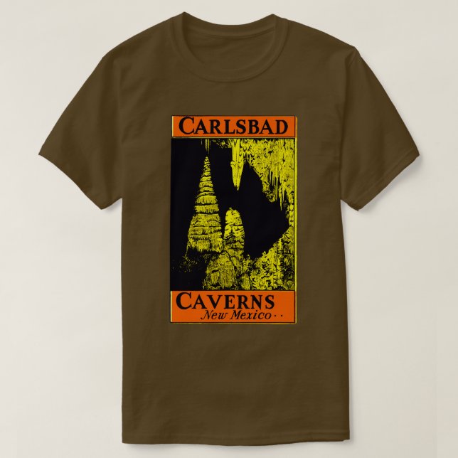 Camiseta Cavernas de Lsbad de 1935 Nuevo México (Diseño del anverso)