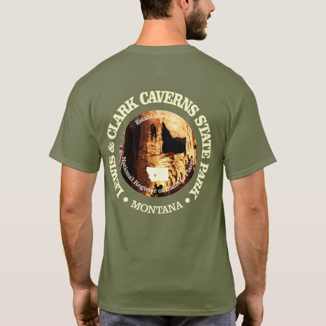 Camiseta Cavernas Lewis & Clark SP (Reverso)