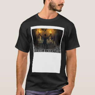 Camiseta Cavernas y criaturas de ataques zombis